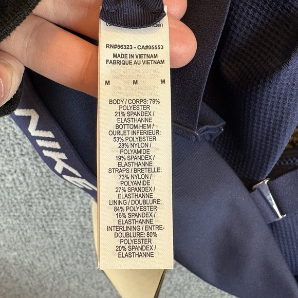 Nike Womens M Dri-FIT Indy High-Support Padded Adjustable Bra FD1065-410 - Picture 4 of 10